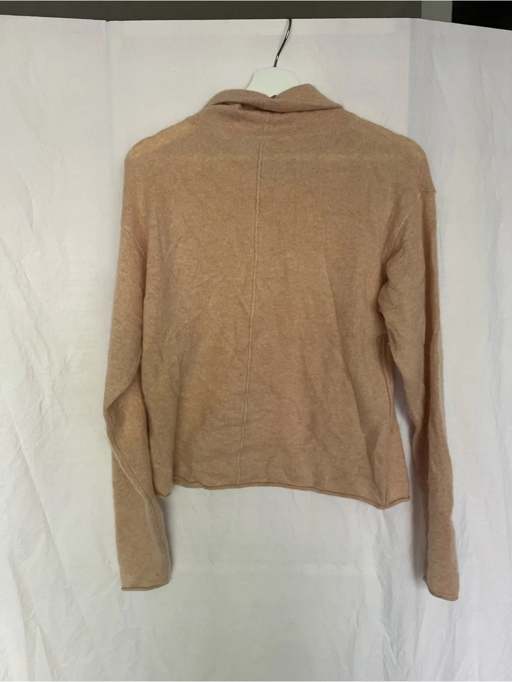 Free People Cashmere Cowl Neck Sweater Soft Cropped Pullover Size S Boho Chic